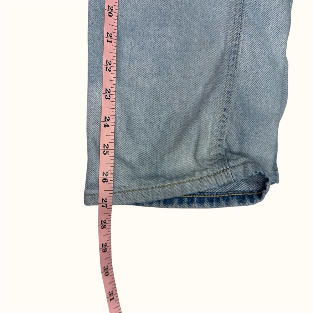 Old Navy Youth Denim Overalls XL Faded Blue Workwear Adjustable Straps - Picture 4 of 6